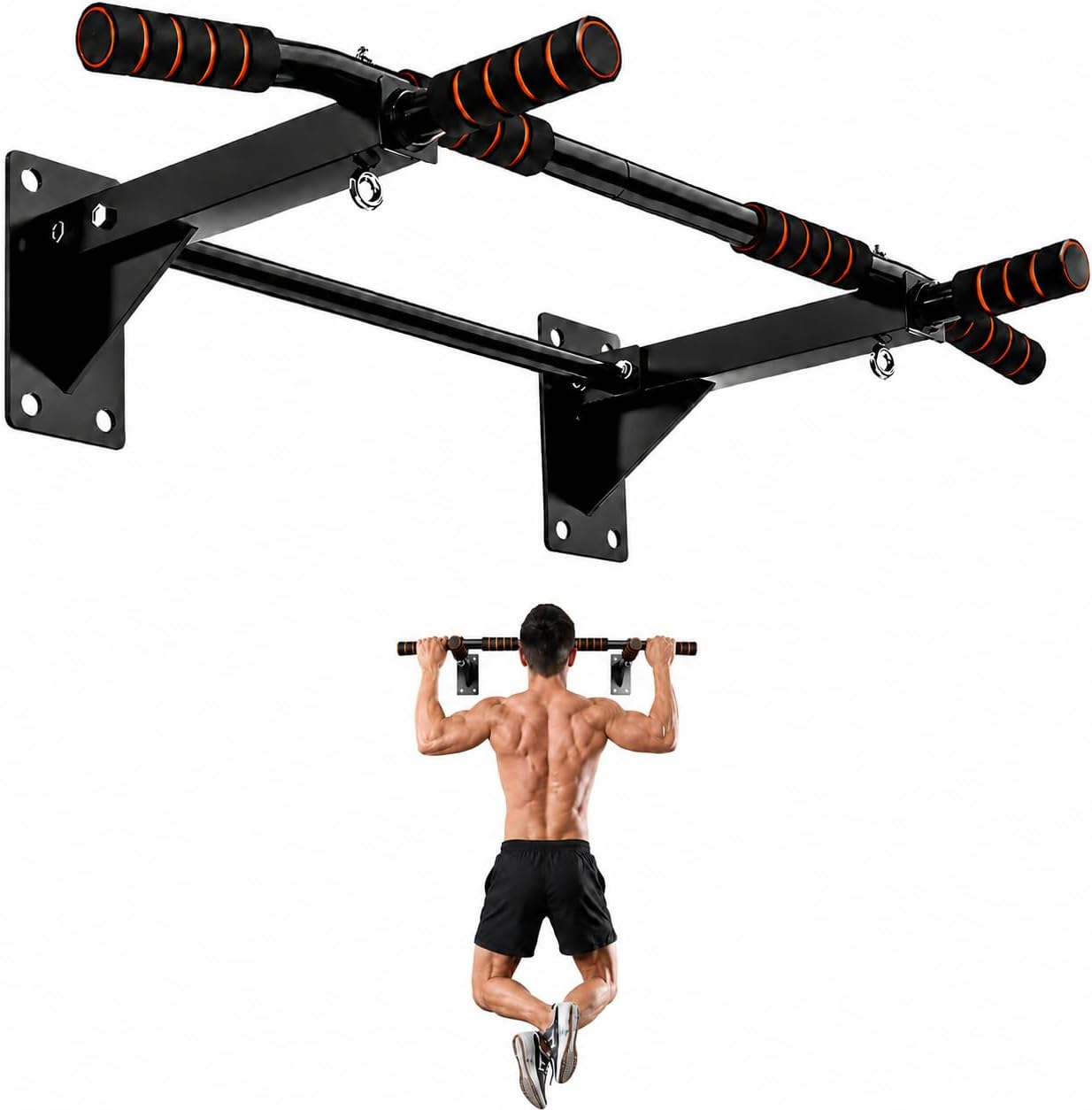 Pull Up Bar Wall Mounted - Pull-up bar voor thuisgebruik, een stevige,