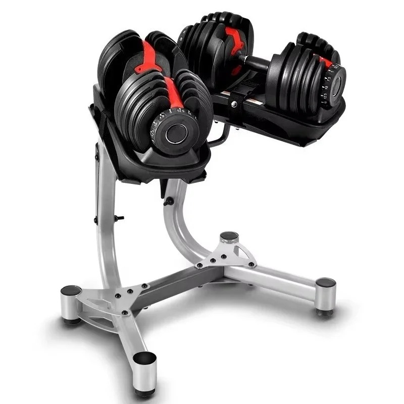 Adjustable Dumbbell 40Kg Pair - 15-traps snel verstelbare dumbbell set 24kg