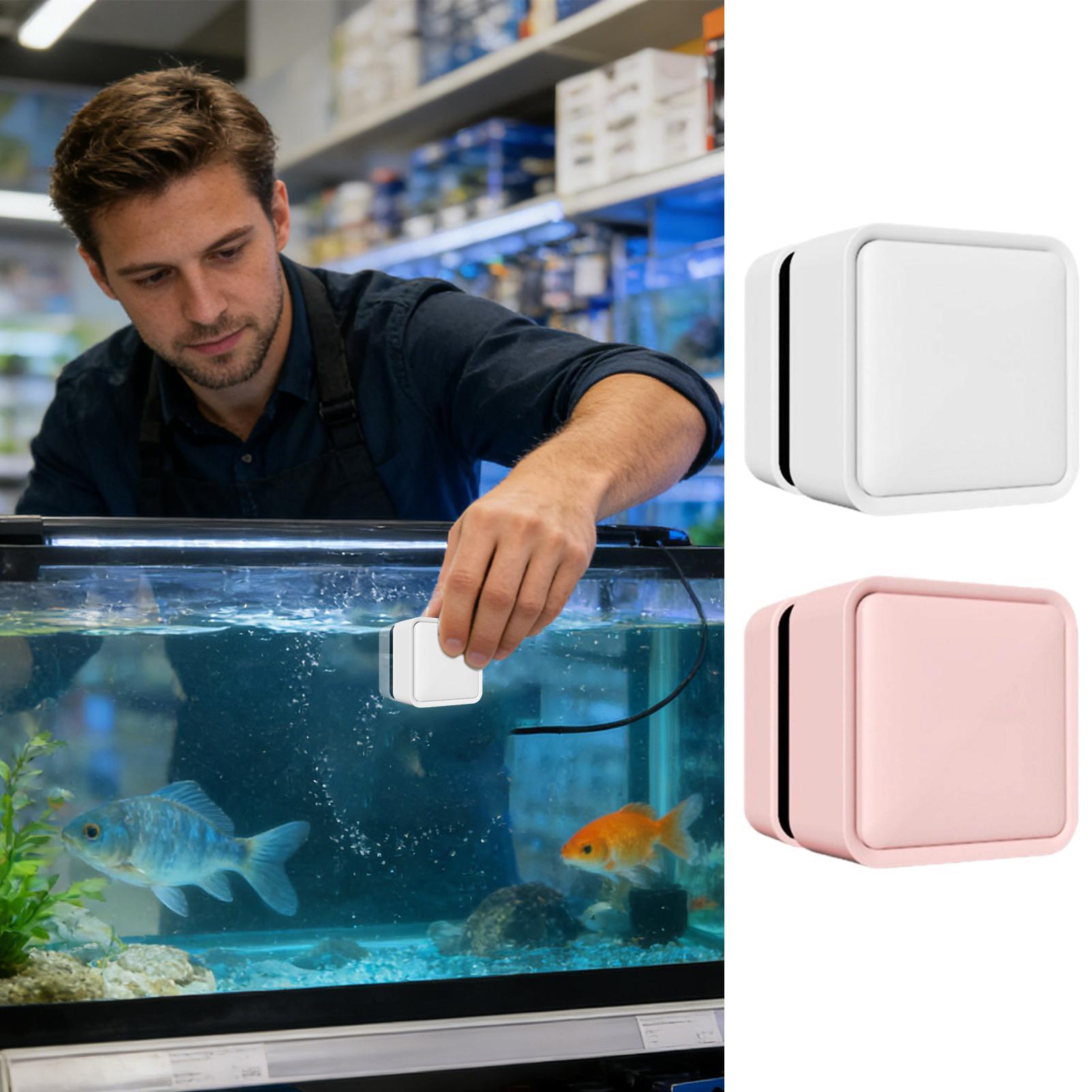 Rowing Machine Magnetic - Magnetische aquariumreiniger Dubbelzijdige schraper voor glas