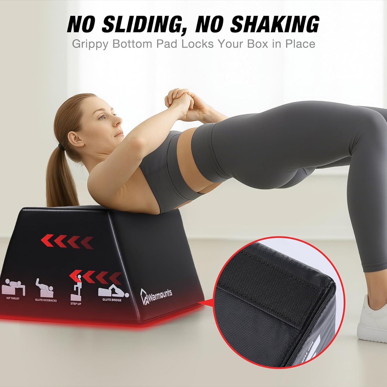 Leg Press Machine Home - Warmounts Hip Thrust Box Multifunctionele Gym