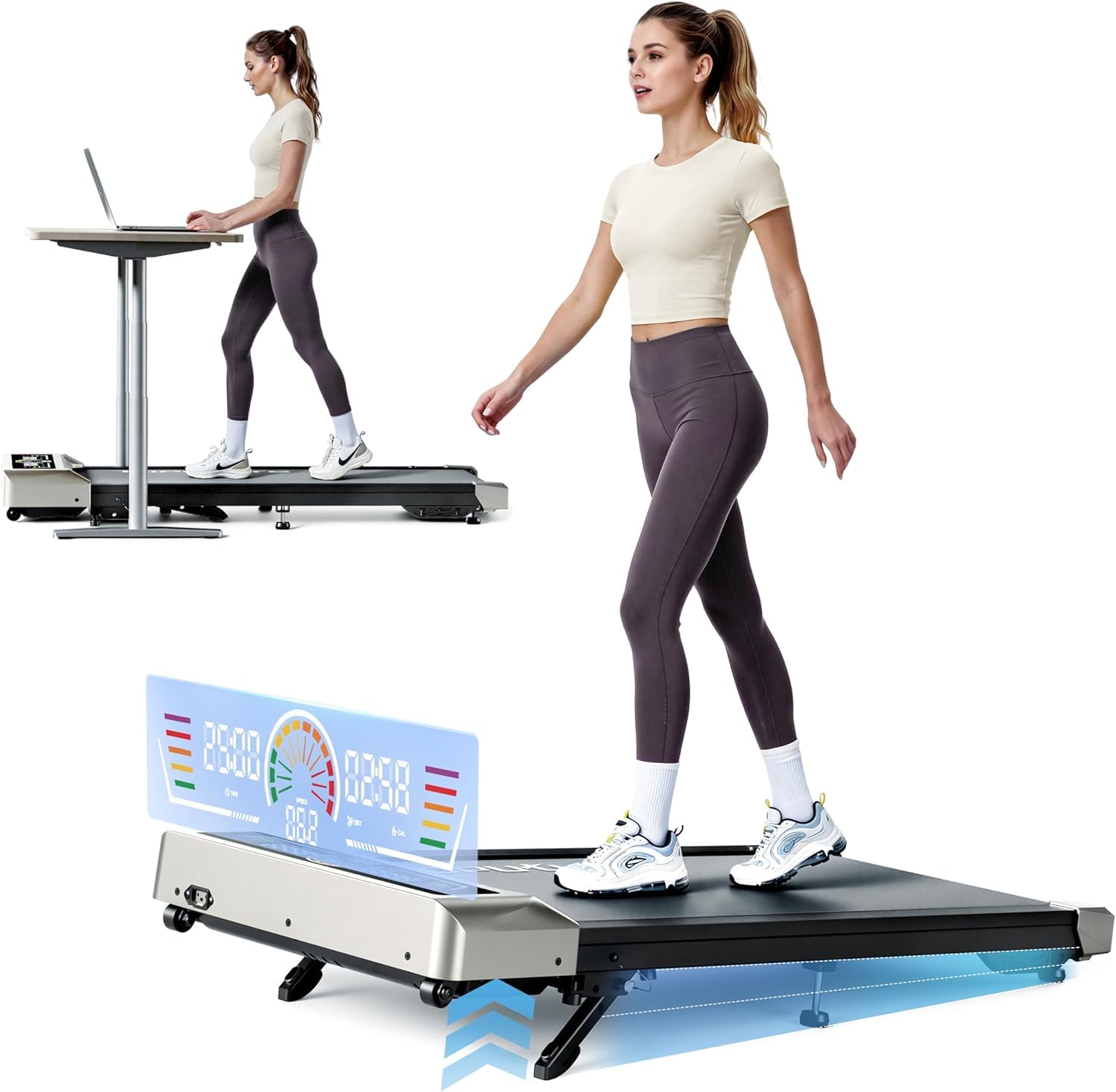 Treadmill Incline Home 3Hp - Loopband met 10% hellingshoek, 3PK stille