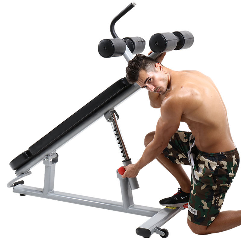 Bench Press Adjustable Incline - Verstelbare stalen fitnessapparatuur, moderne opvouwbare fitnessbank