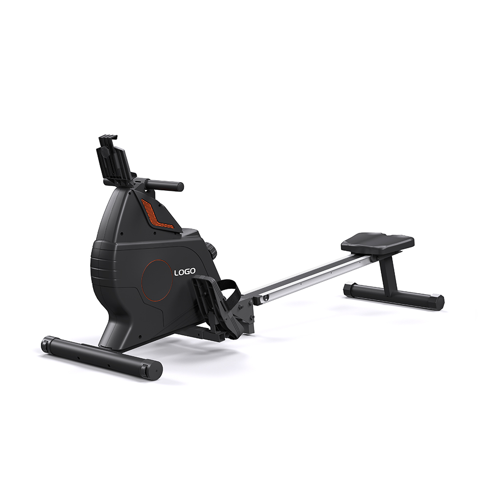 Rowing Machine Magnetic - Ultrastille opvouwbare magnetische roeitrainer, verstelbaar, draagbaar,