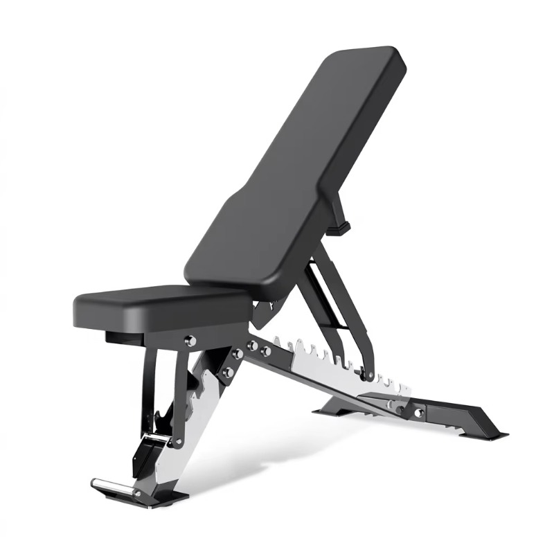 Bench Press Adjustable Incline - Opvouwbare commerciële metalen bankdrukbank met verstelbare