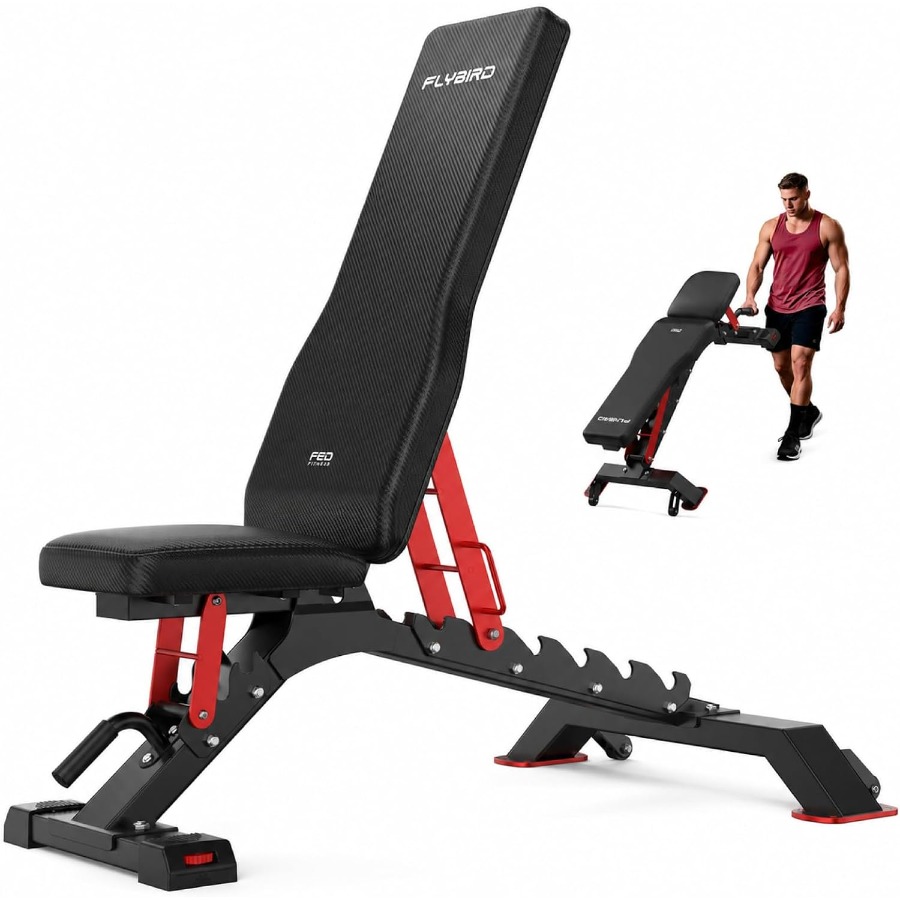 Bench Press Adjustable Incline - WB7 Gewichtsbank, 1300LBS Commerciële Verstelbare Gewichtsbank,