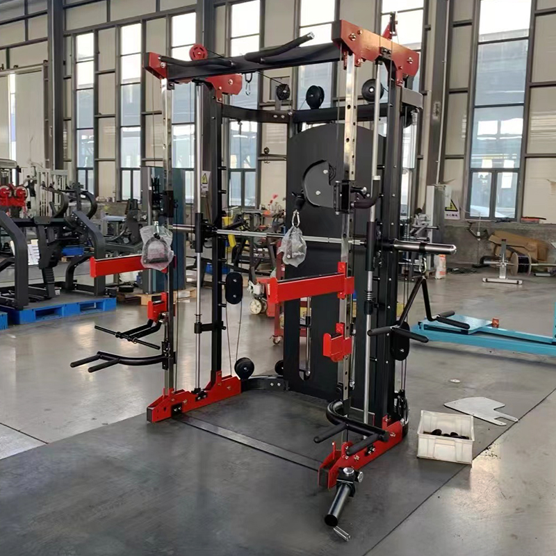 Smith Machine Home Gym Power Rack - Commerciële Multi Smith Machine Fitnessapparatuur Home