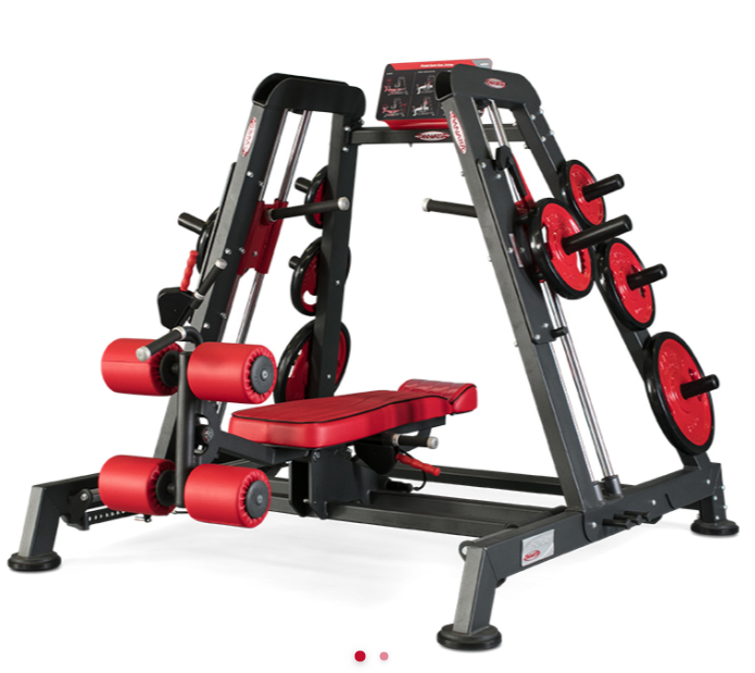 Leg Press Machine Home - Fitness Multifunctioneel thuisgebruik Smith Machine Plaatgeladen