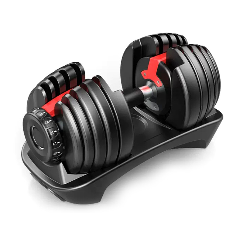 Adjustable Dumbbell 40Kg Pair - Fitnessapparatuur voor thuis, draagbaar, unisex, verstelbare