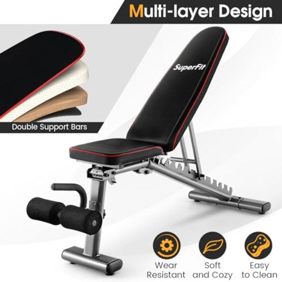 Verstelbare Gewichtsbank 660lb - Bench Press Adjustable Incline recensie en prijs