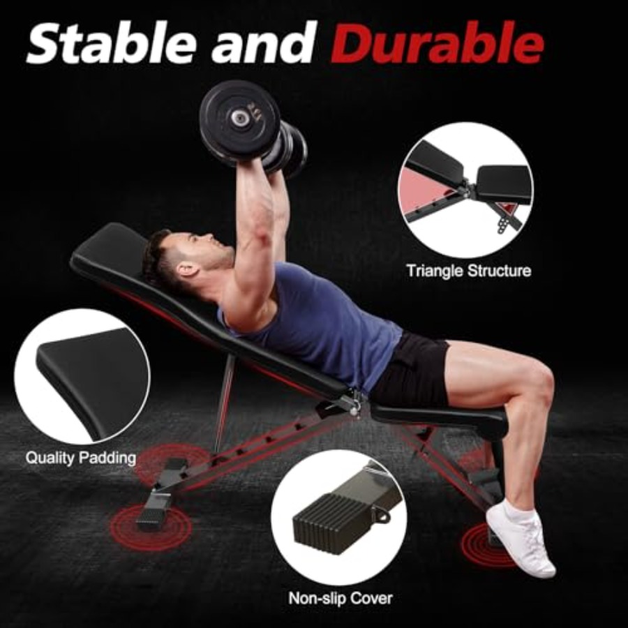Verstelbare gewichtsbank voor  - Bench Press Adjustable Incline recensie en prijs
