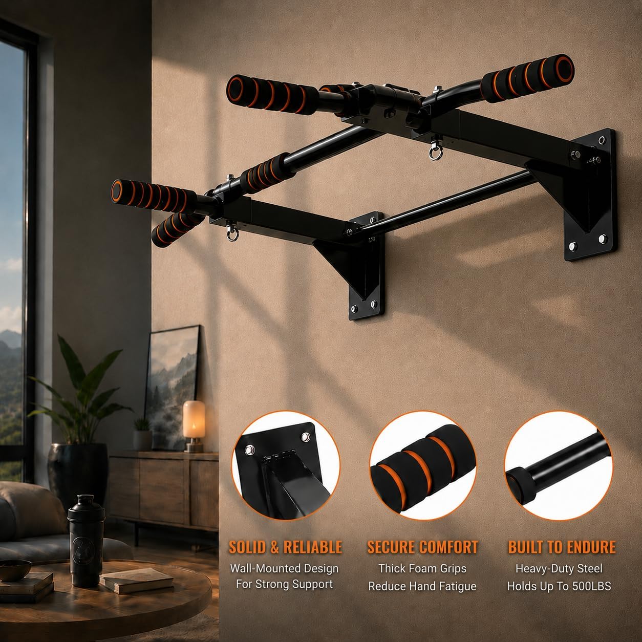 Pull-up bar voor thuisgebruik, - Pull Up Bar Wall Mounted recensie en prijs