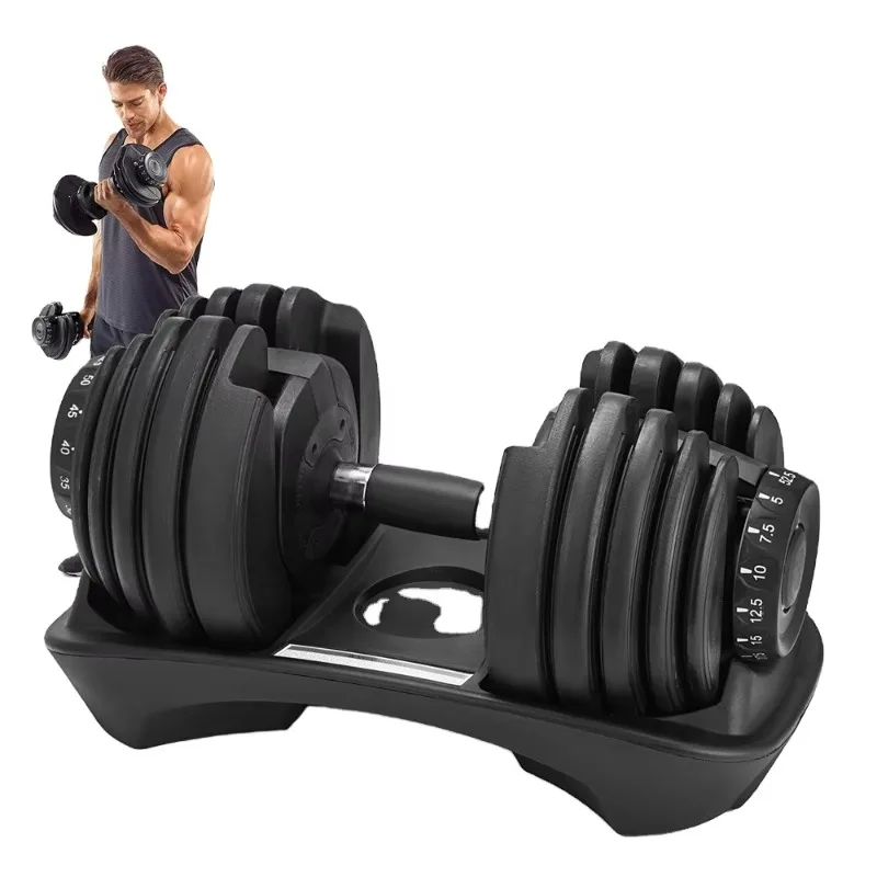 Halterset voor fitness en krac - Adjustable Dumbbell 40Kg Pair recensie en prijs