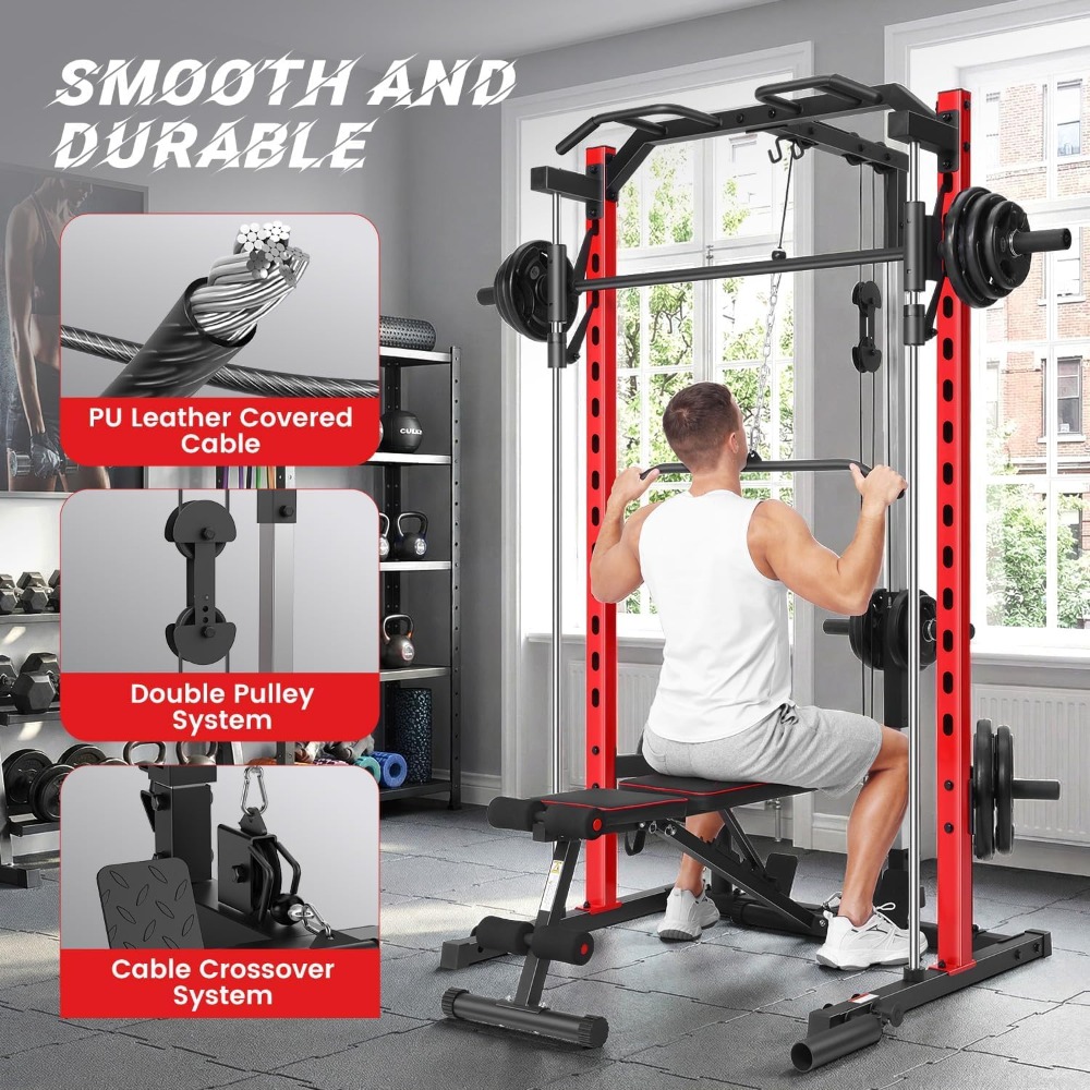 All-in-one Smith Machine Power - Smith Machine Home Gym Power Rack recensie en prijs