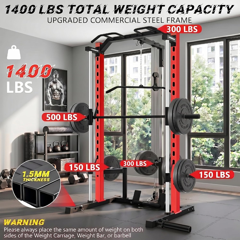 All-in-one Smith Machine Power - Smith Machine Home Gym Power Rack recensie en prijs
