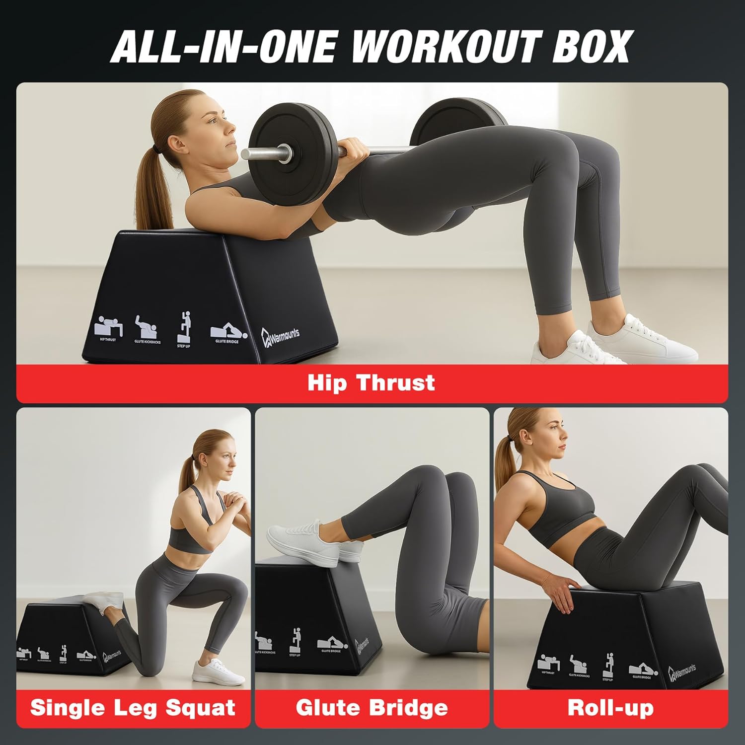 Warmounts Hip Thrust Box Multi - Leg Press Machine Home recensie en prijs