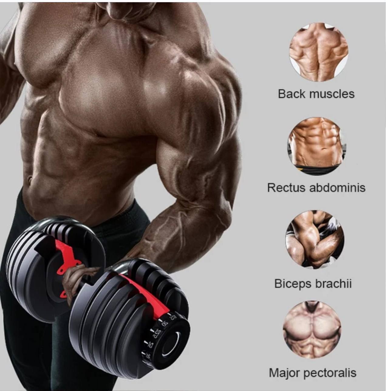 Home fitness apparatuur snel v - Adjustable Dumbbell 40Kg Pair recensie en prijs