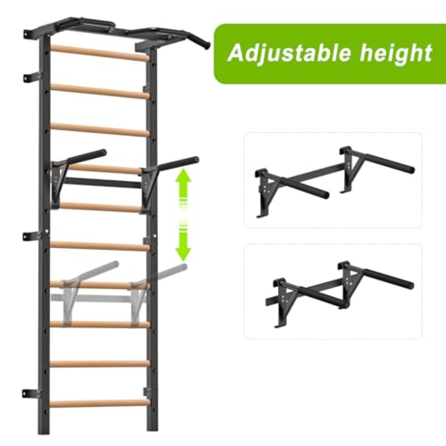 Wandgemonteerde gymnastiekladd - Pull Up Bar Wall Mounted recensie en prijs