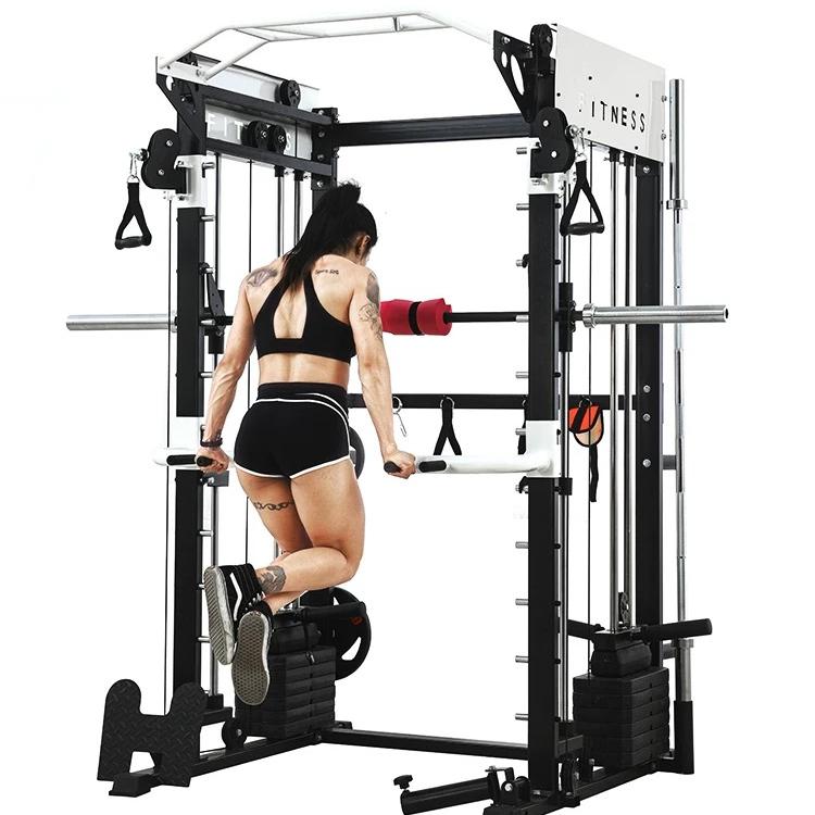Commerciële Power Squat Rack C - Cable Crossover Machine Home recensie en prijs