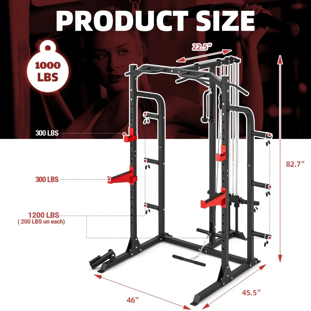 Machine Power Cage met kabelcr - Cable Crossover Machine Home recensie en prijs