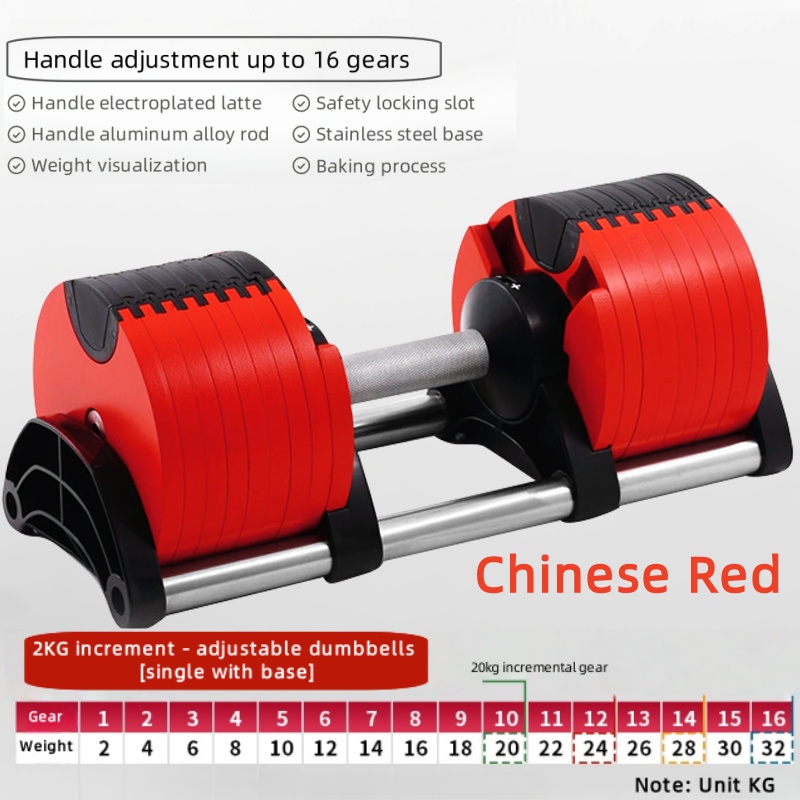 Verstelbare halters voor thuis - Adjustable Dumbbell 40Kg Pair recensie en prijs