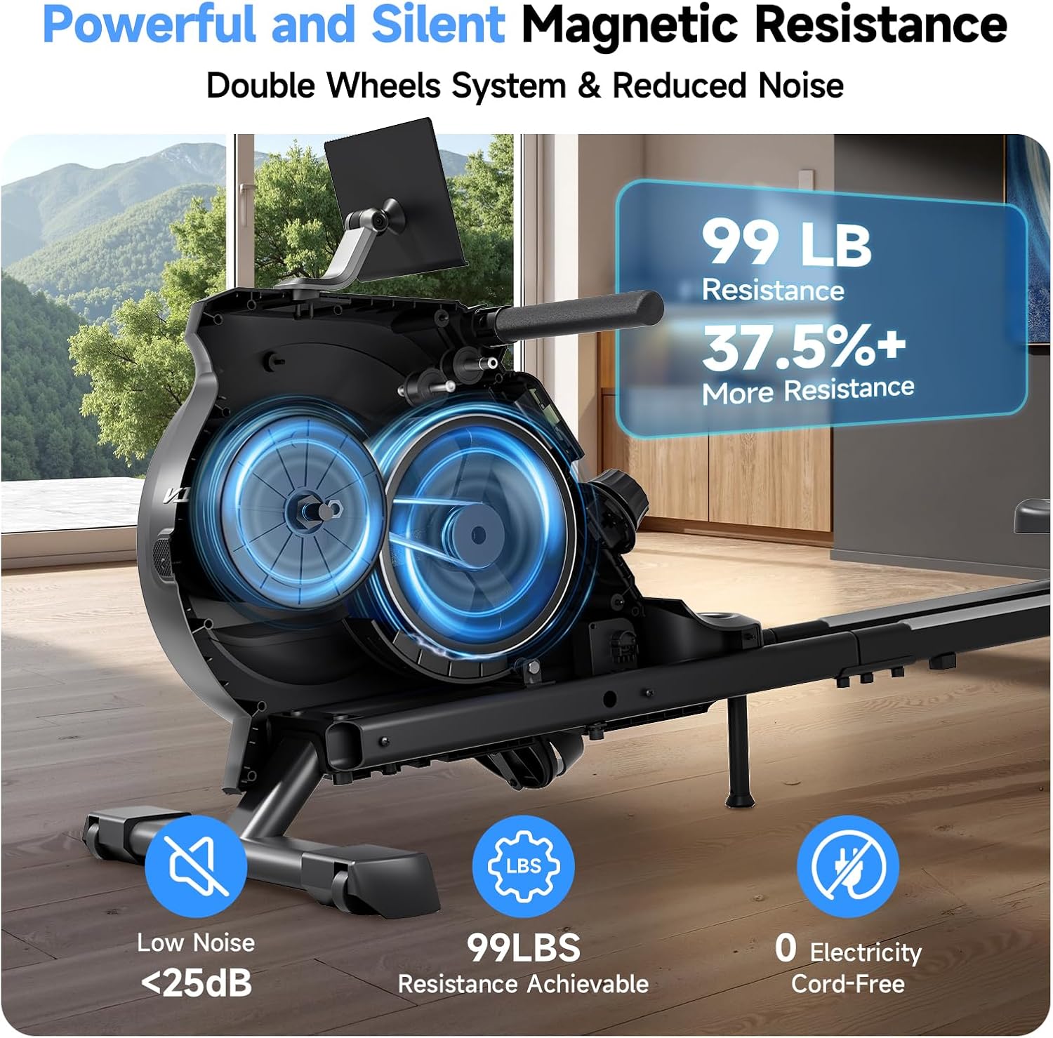 Thuisroeiapparaat, opvouwbaar  - Rowing Machine Magnetic recensie en prijs