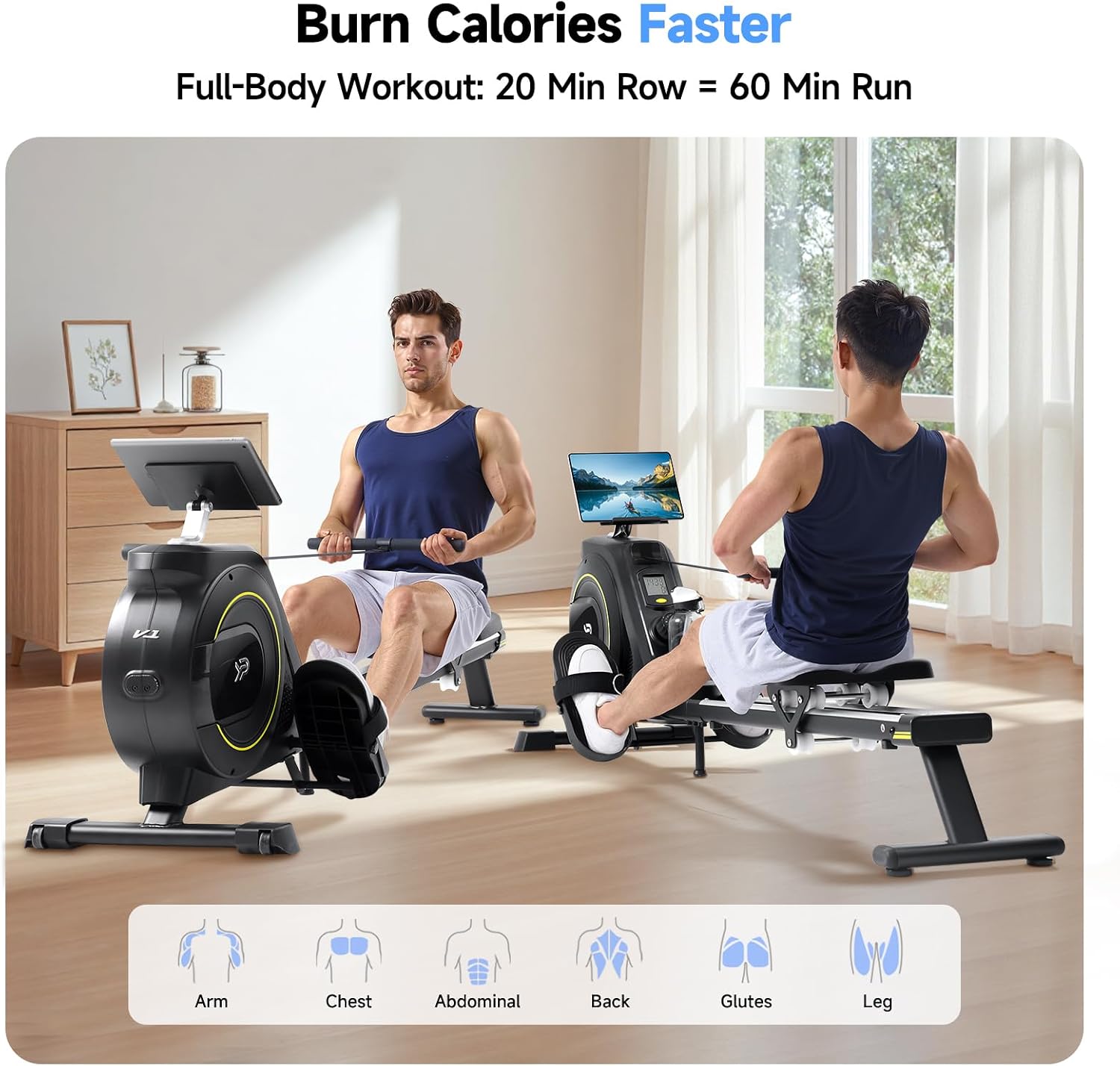 Thuisroeiapparaat, opvouwbaar  - Rowing Machine Magnetic recensie en prijs