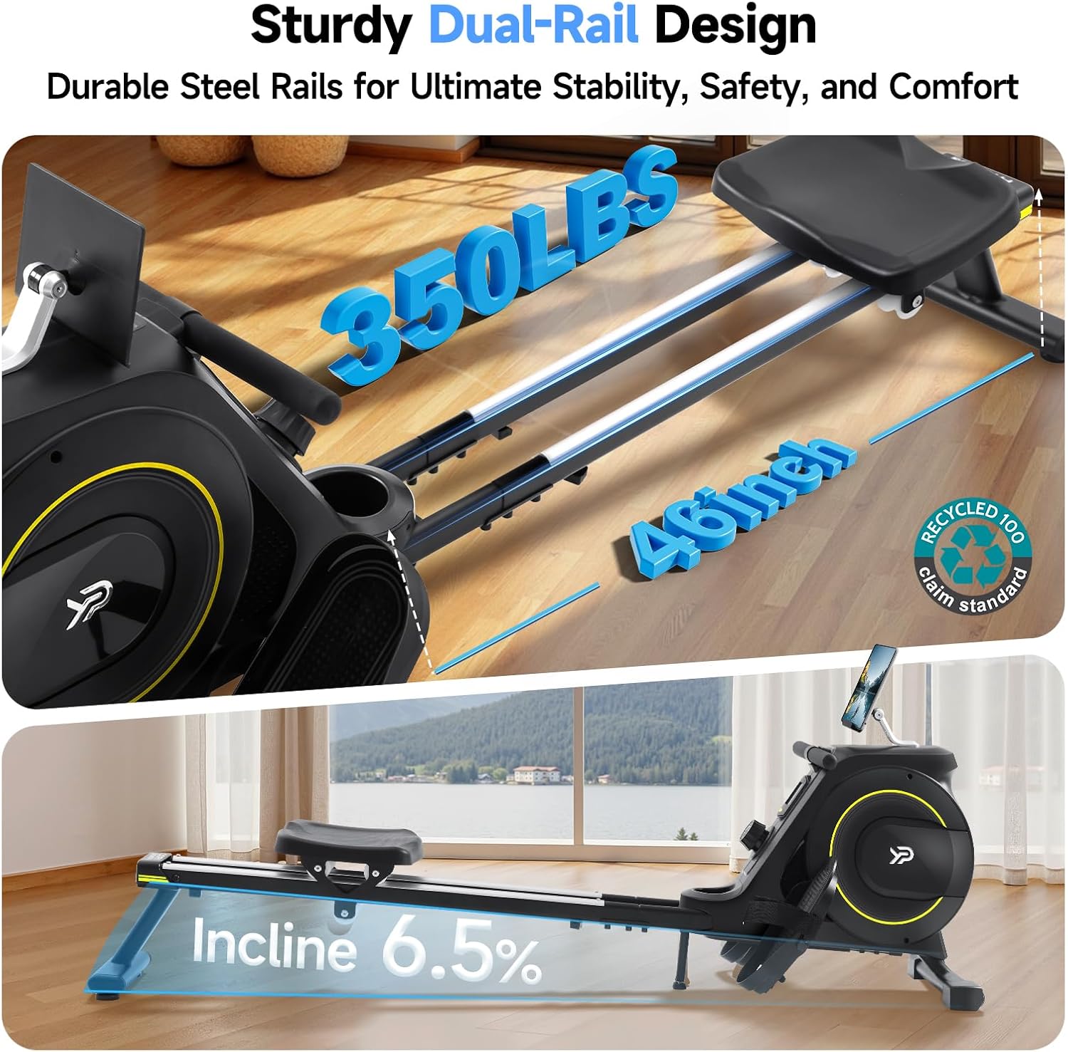 Thuisroeiapparaat, opvouwbaar  - Rowing Machine Magnetic recensie en prijs