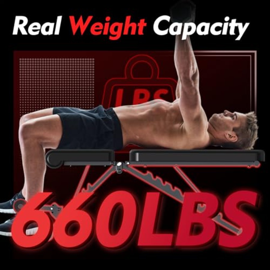 Verstelbare Gewichtsbank 660LB - Bench Press Adjustable Incline recensie en prijs