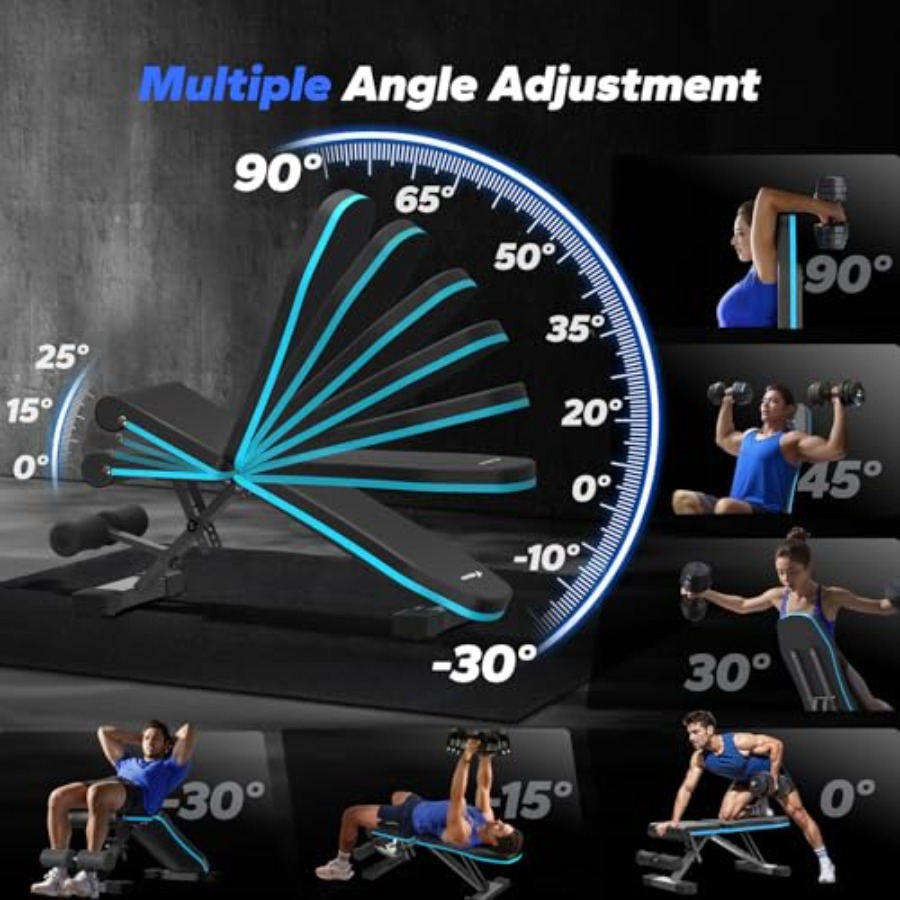 Inklapbare gewichtsbank voor t - Bench Press Adjustable Incline recensie en prijs