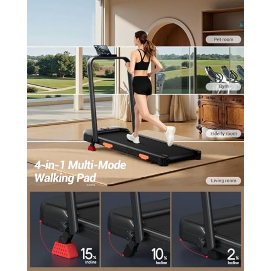 3-in-1 opvouwbare loopband voo - Treadmill Incline Home 3Hp recensie en prijs
