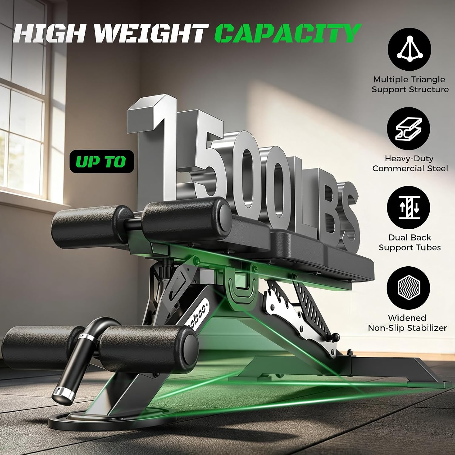 Verstelbare gewichtsbank 1500L - Bench Press Adjustable Incline recensie en prijs